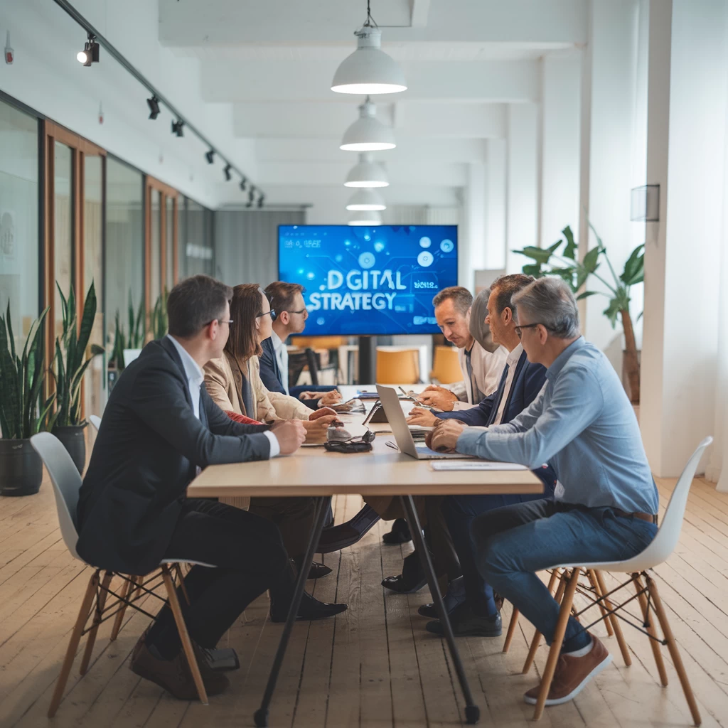 AI driven digital marketing strategy graphic