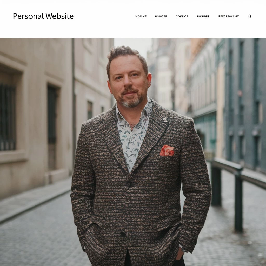 Bootstrap styled personal portfolio site