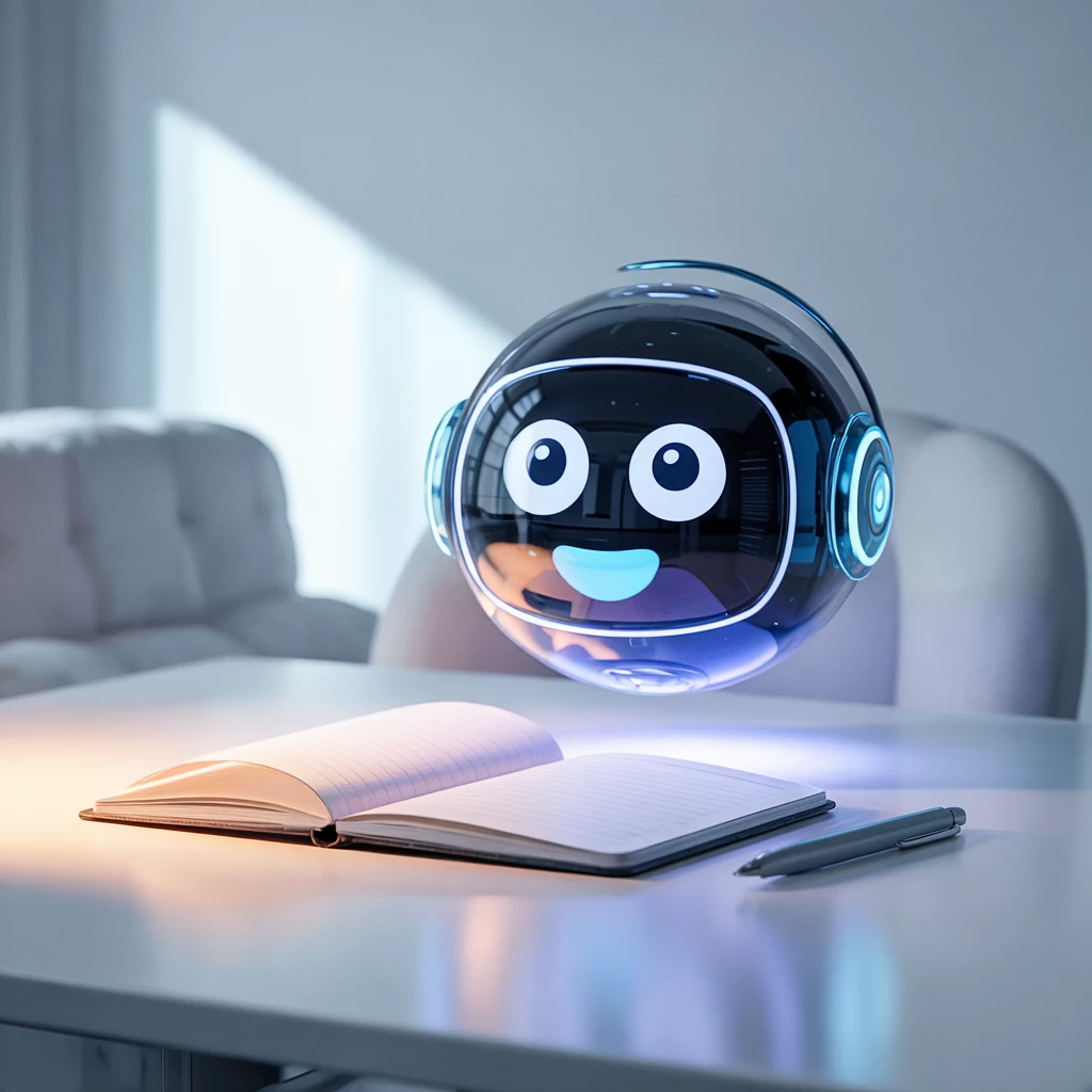 Chatbots and marketing AI concept image
