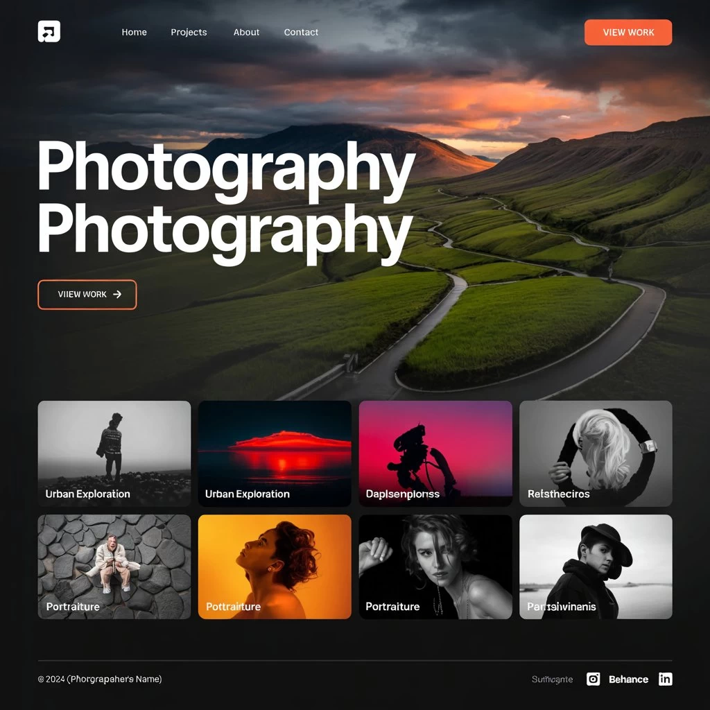 Page design interface showing AI-generated creative layout suggestions