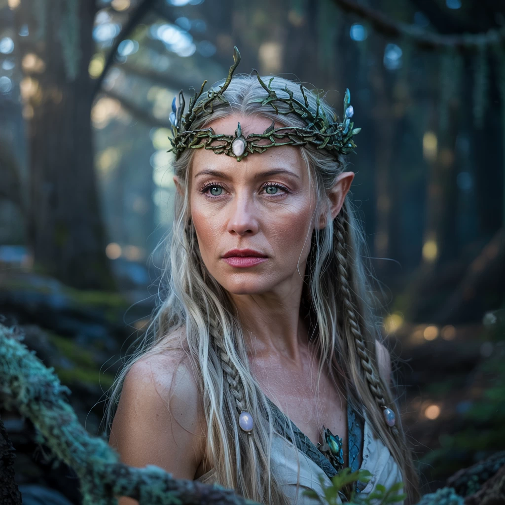 Fantasy Portrait Generator UI Layout