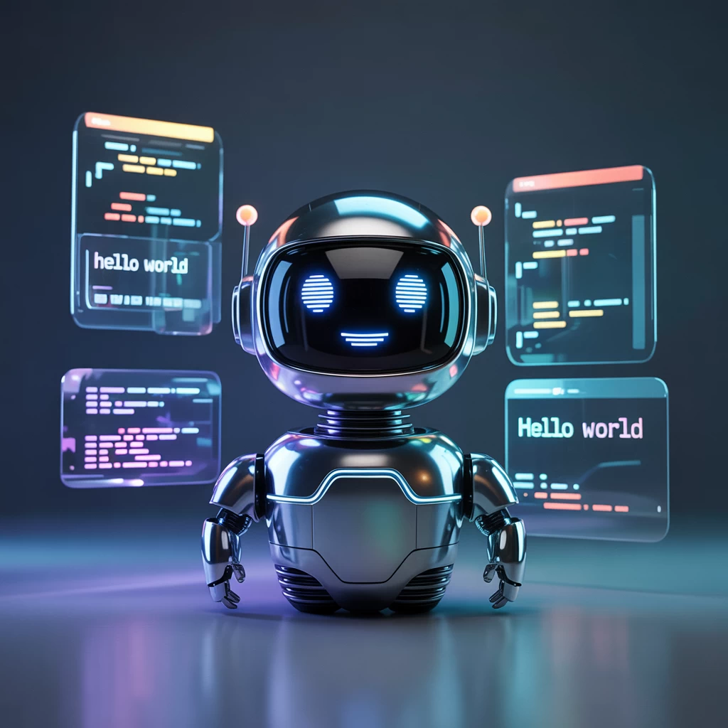 Generative AI producing landing page templates