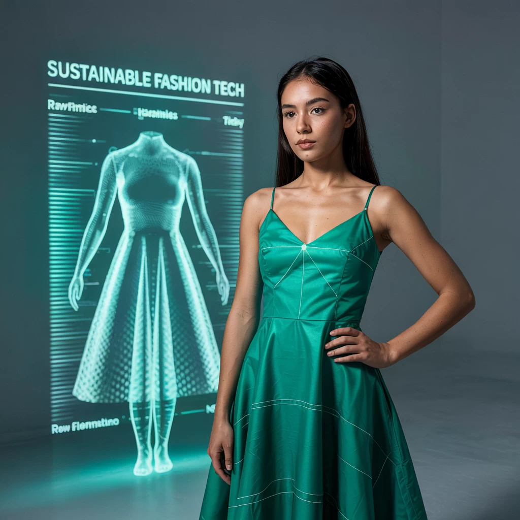 Sustainable fashion and technology fusion retail