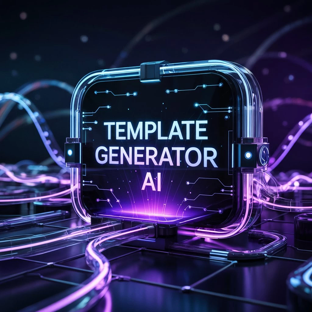Template generator with machine learning features